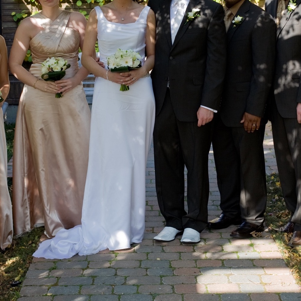 Winnie Couture 100% Silk Wedding Dress - Picture 3 of 11